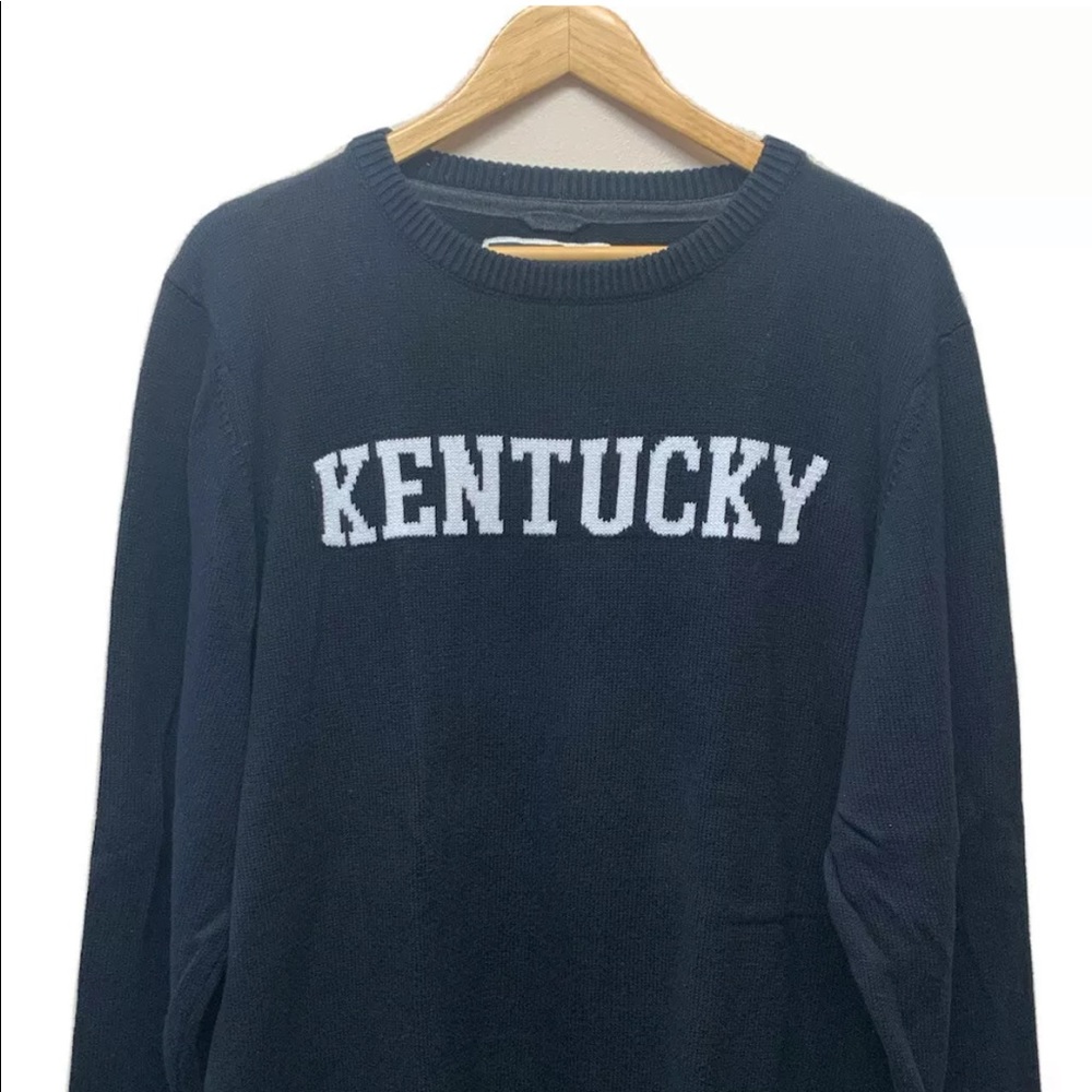Bruzer Mens Kentucky Print Sweater Black XL